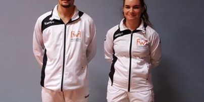 Alexis Le Guern ,Enora Segalen ,deux compétiteurs de l'équipe FWF .