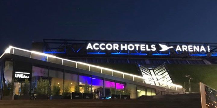 FWF - Fédération Wushu France added 2 new photos — at AccorHotels Arena.