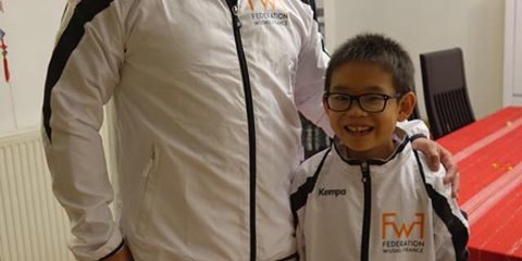 Kevin Kim Heng et son fils Lucas qui font partis de l’équipe FWF 