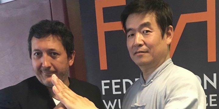 FWF - Fédération Wushu France est avec Aijun Zhang et Hervé Baudoux.