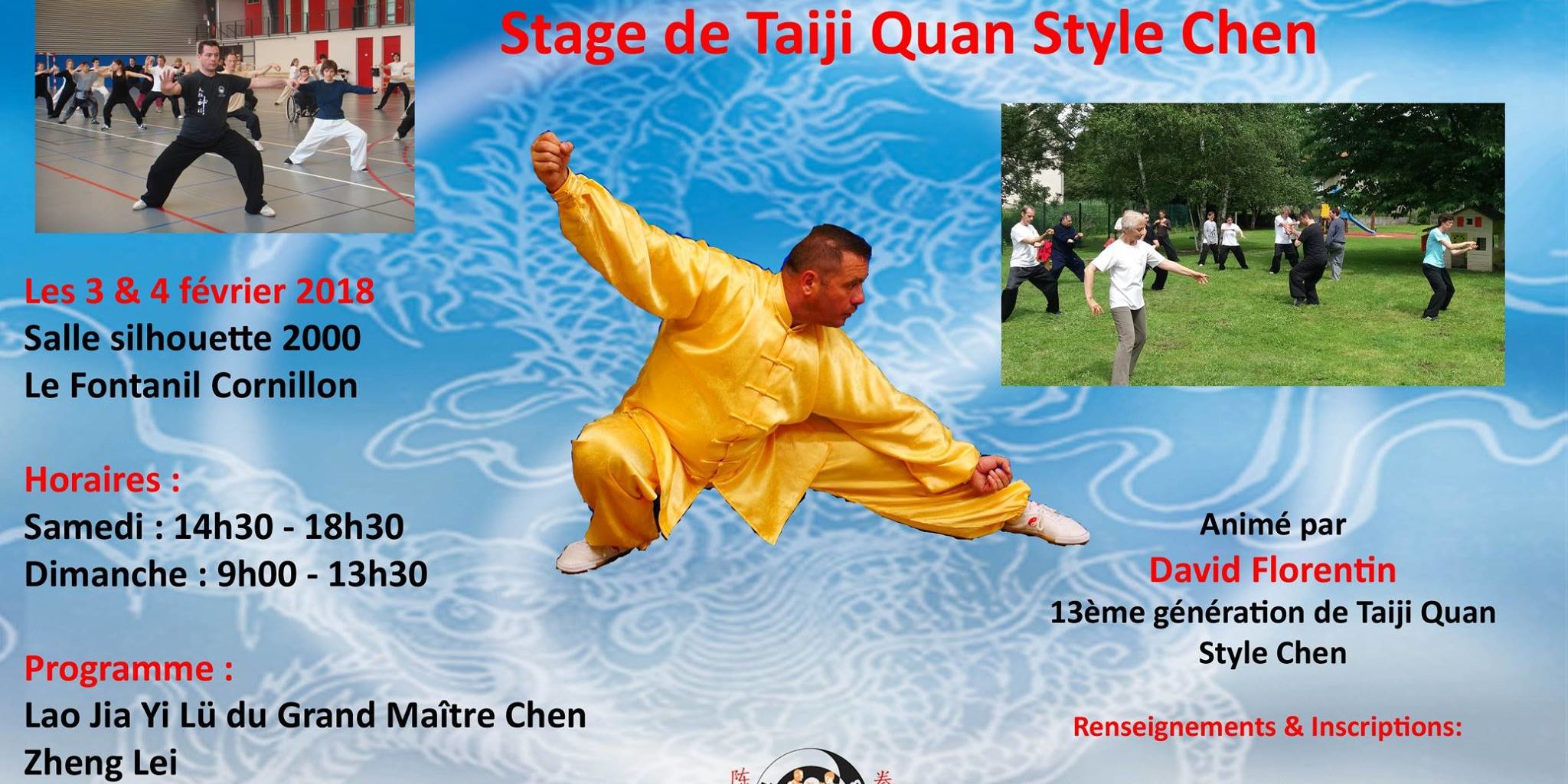 Les 3 & 4 février 2018, Stage de révision et de préparation à la venue du Gr...